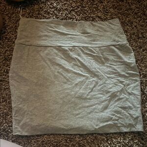 Ambiance Light Gray Pencil Skirt